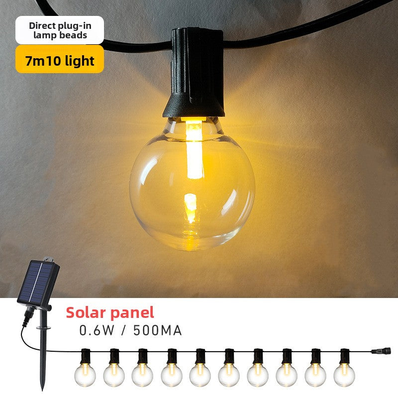 Load image into Gallery viewer, Solar Powered G40 Outdoor Decorative Light String
