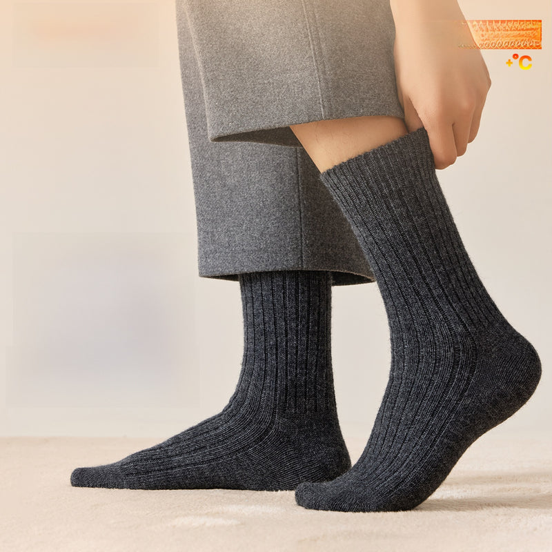 Load image into Gallery viewer, Fleece Lined Wool Socks for Men

