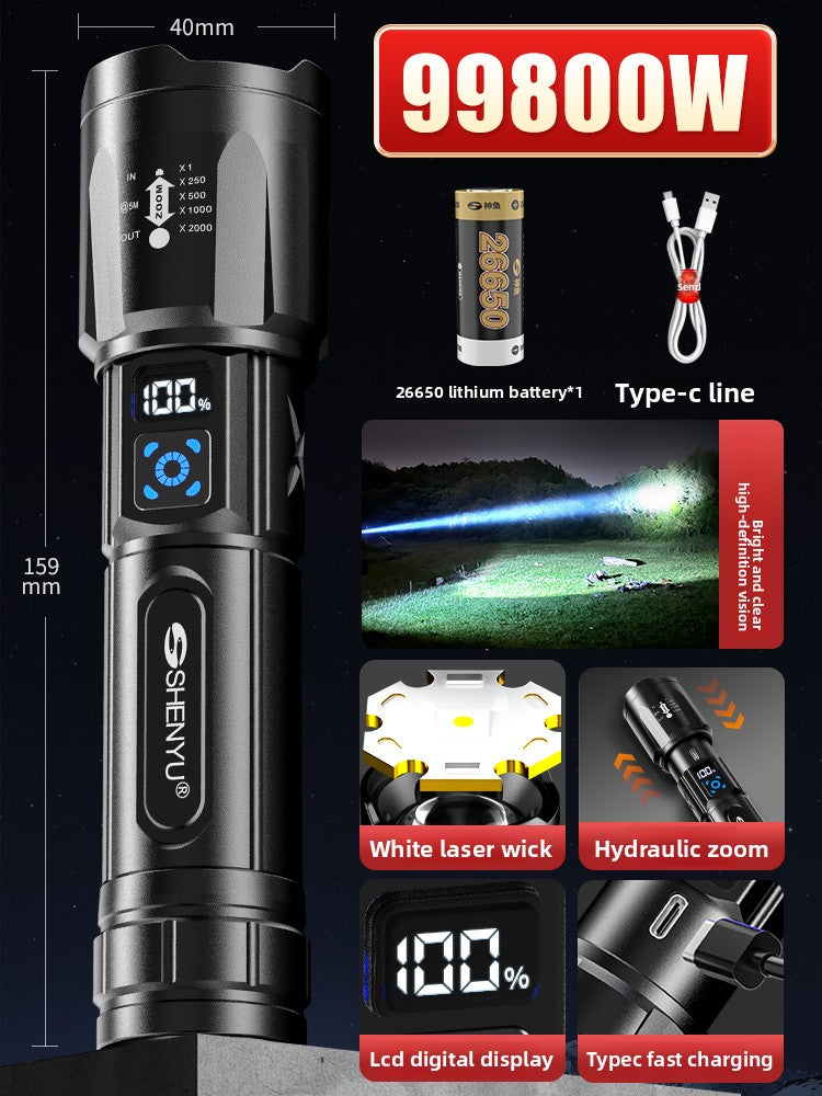 Load image into Gallery viewer, Rechargeable LED Flashlight
