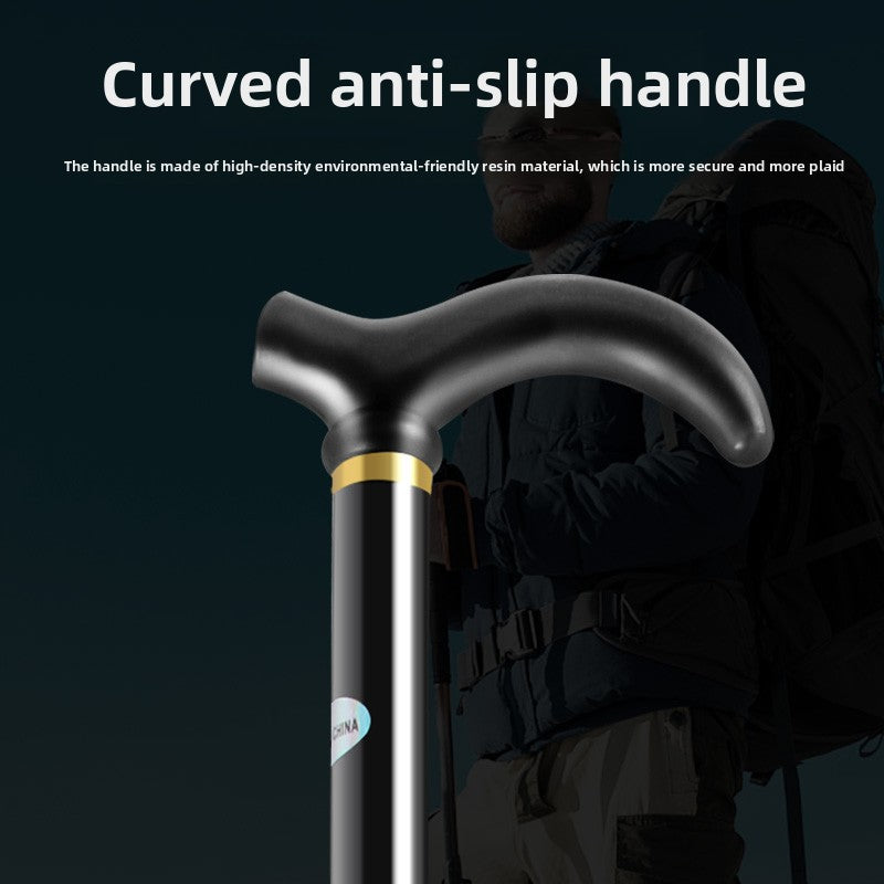Load image into Gallery viewer, Telescopic Folding Trekking Pole with Wrist Strap
