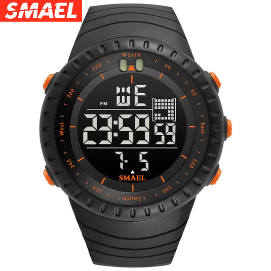 Multifunctional Digital Sports Watch with Luminous Display