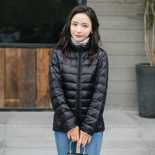 Women's Stand Collar Down Jacket