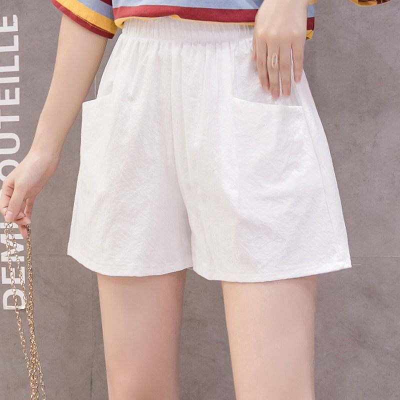 Load image into Gallery viewer, Women's Cotton Linen Casual Shorts

