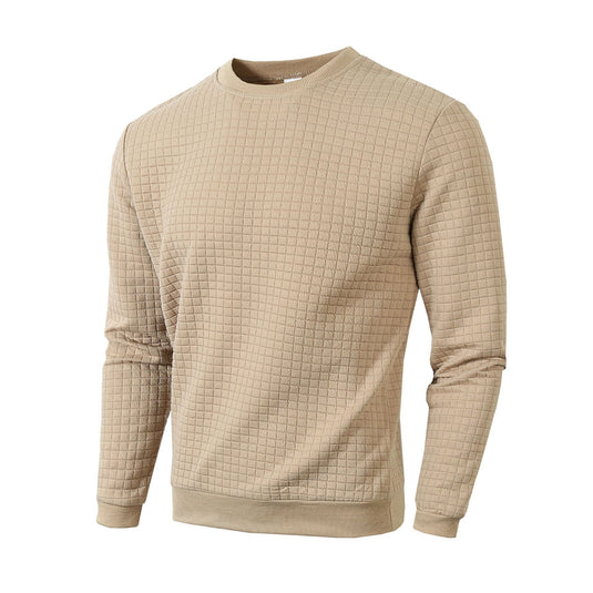 Men's Checkered Long Sleeve Sweatshirt