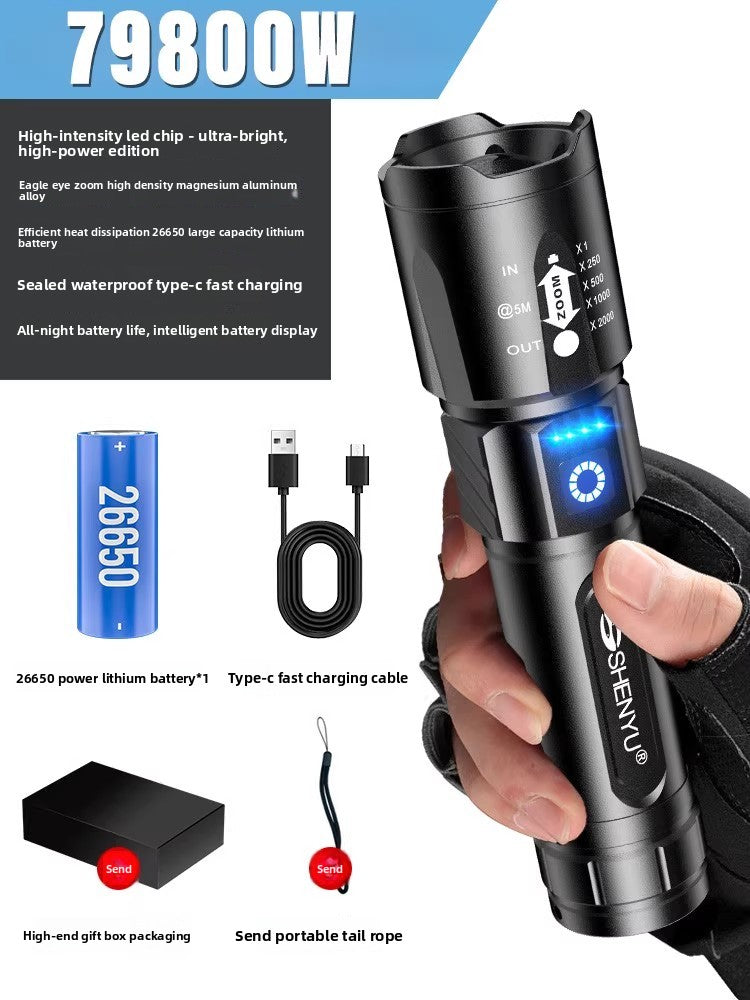 Load image into Gallery viewer, Rechargeable LED Flashlight
