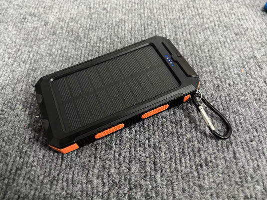 Portable power bank with a camping light