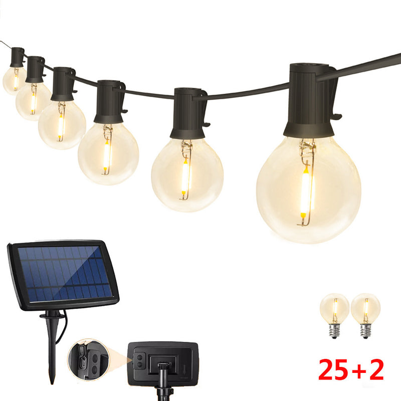 Load image into Gallery viewer, Solar Powered G40 Outdoor Decorative Light String
