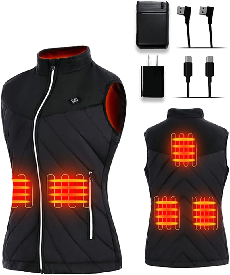 Load image into Gallery viewer, Heated Vest for Women USB Charging Heating Clothing with Battery Pack Included 
