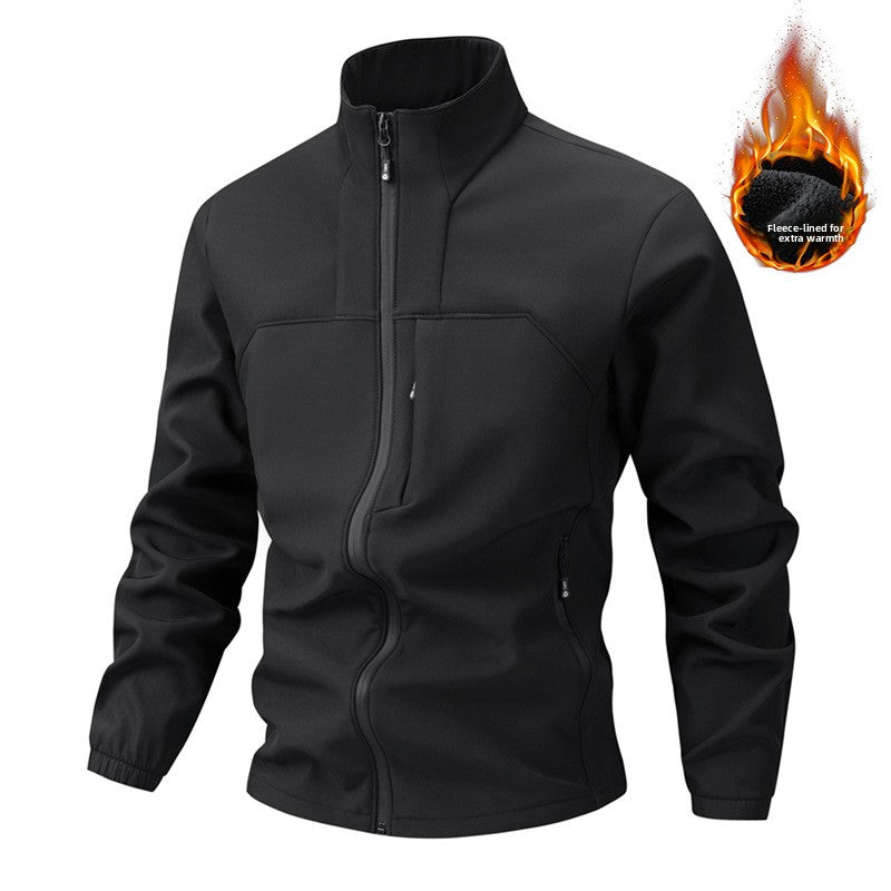 Load image into Gallery viewer, Men's Graphene Softshell Fleece Jacket

