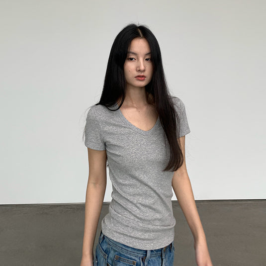 V-Neck Short-Sleeve T-Shirt