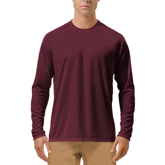 Sun-protective long-sleeved stretch garment