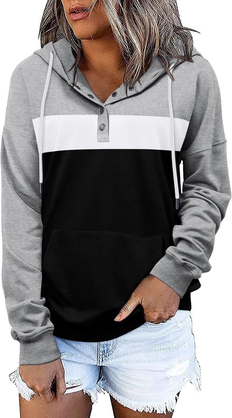 Load image into Gallery viewer, Womens Hoodies Sweatshirts with Kangaroo Pockets
