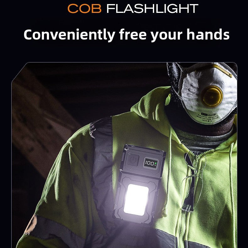 Load image into Gallery viewer, Multifunctional Rotatable LED Flashlight with Power Bank
