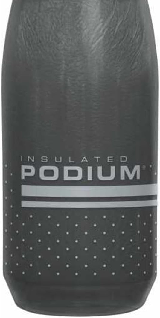 CamelBak Podium Chill Insulated Bike Water Bottle - Easy Squeezee - Fits Most Bike Cages - 21Oz, Black