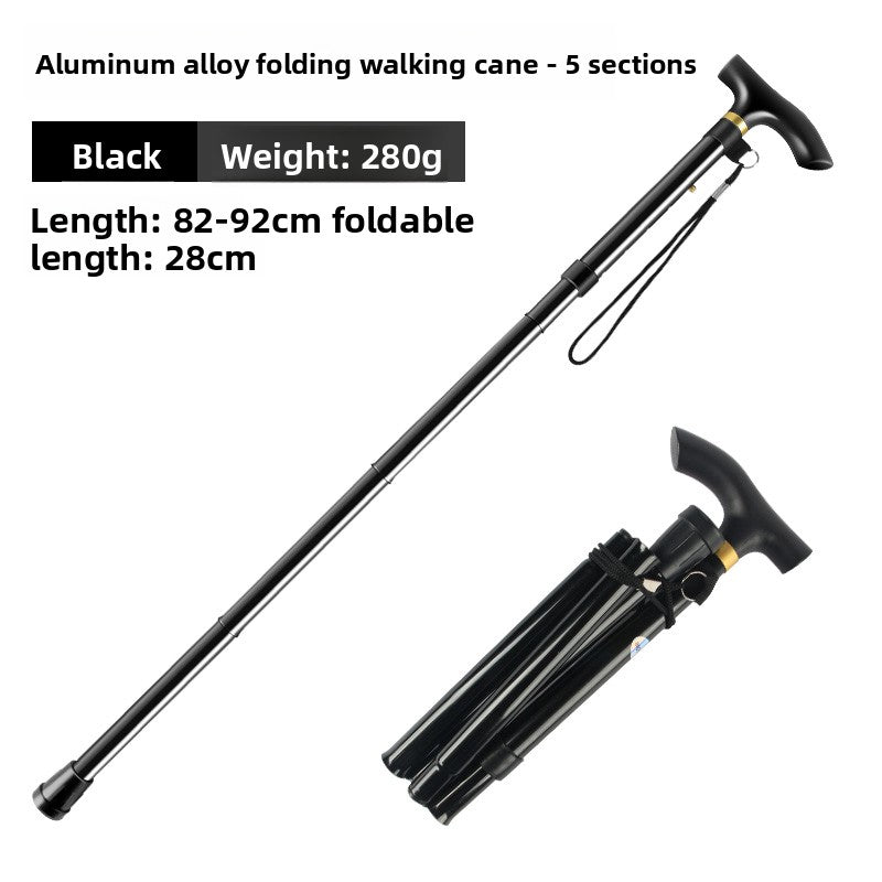 Load image into Gallery viewer, Telescopic Folding Trekking Pole with Wrist Strap
