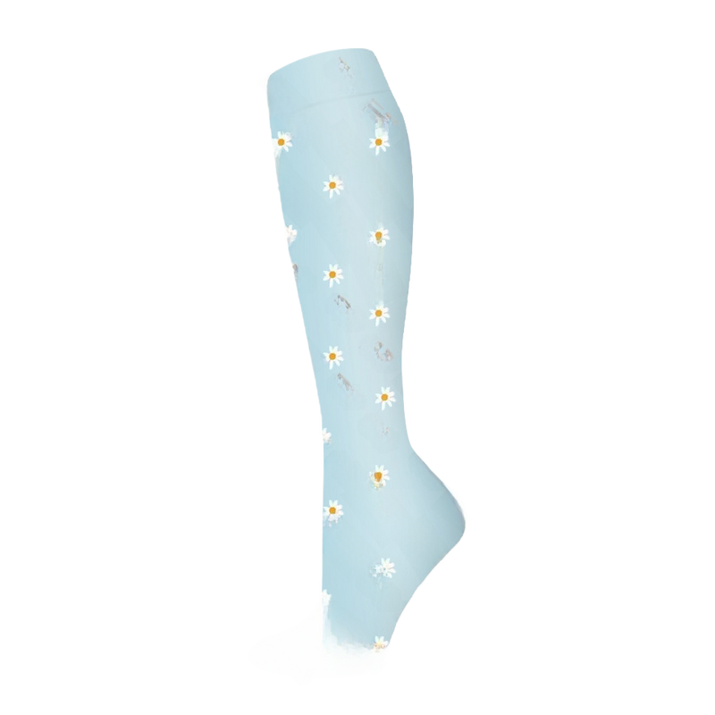 Load image into Gallery viewer, Floral Pattern Sports Compression Socks 200N Support
