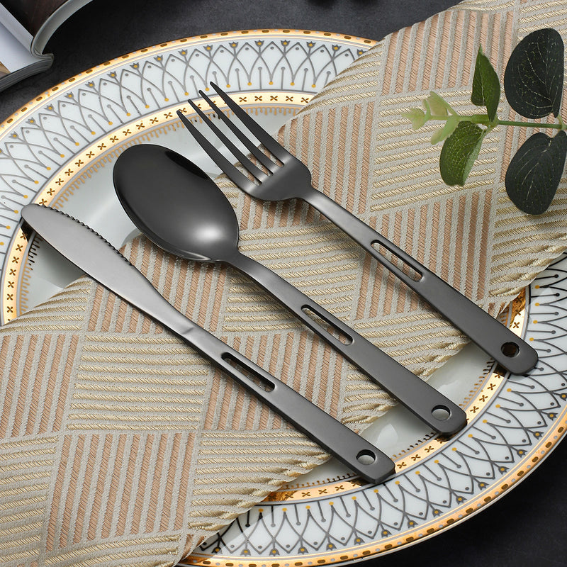 Load image into Gallery viewer, Outdoor knife, fork and spoon Western tableware set
