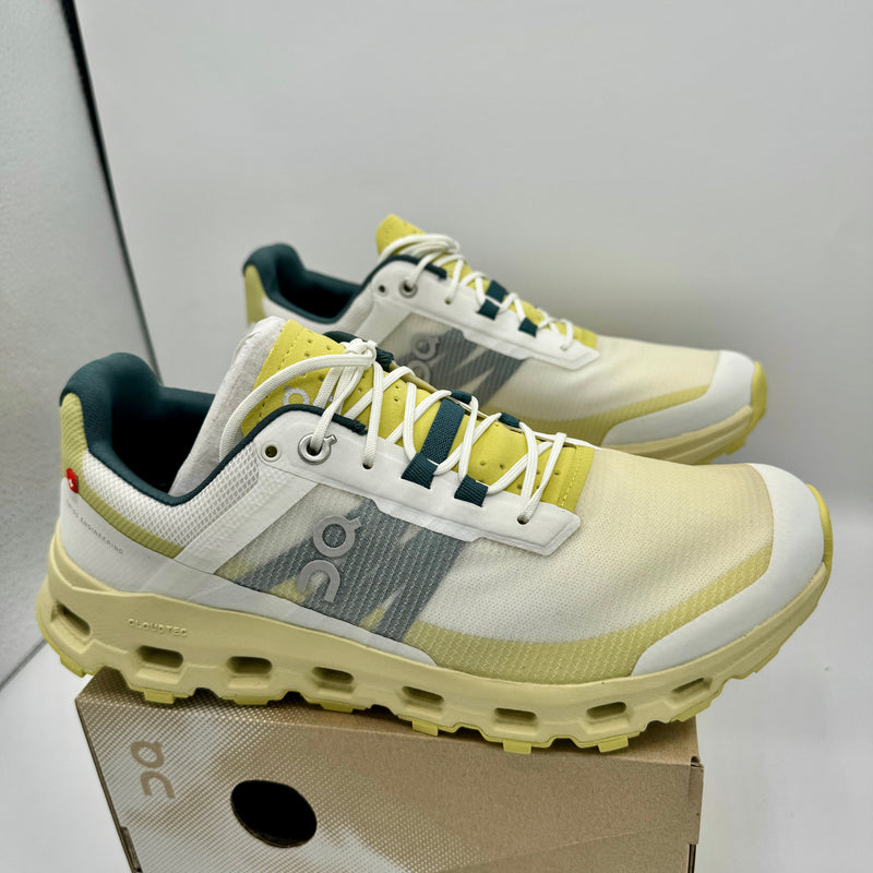 Load image into Gallery viewer, On Running Cloudvista Running Shoes Ivory Endive yellow green men’s trail
