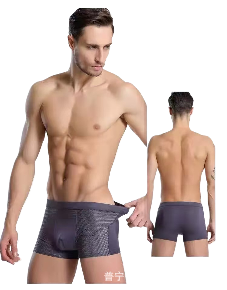 Load image into Gallery viewer, Men's Breathable Striped Boxer Underwear
