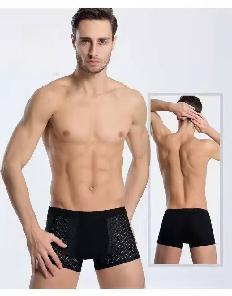Load image into Gallery viewer, Men's Breathable Striped Boxer Underwear
