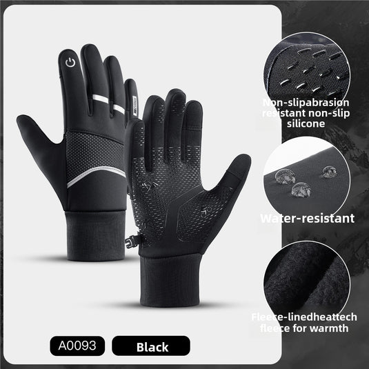 Thick and warm fleece gloves for Outdoor Activities