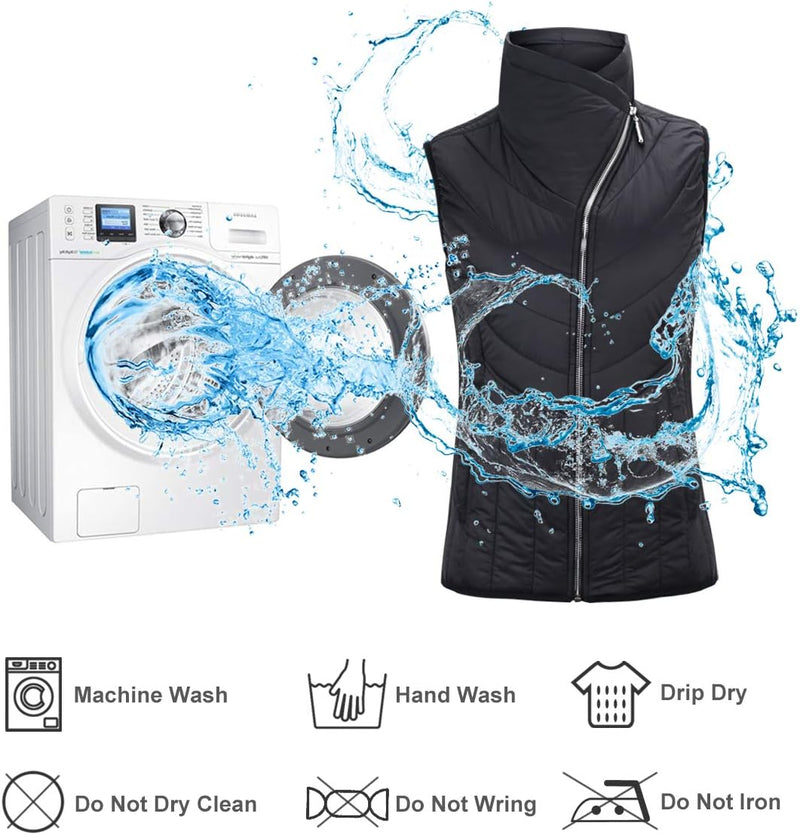 Load image into Gallery viewer, Women&#39;s Heated Vest, Lightweight Electric Rechargeable Quilted Vest (Battery Not Included)
