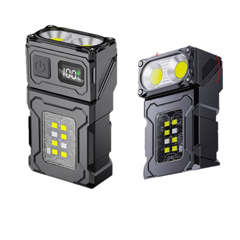 Load image into Gallery viewer, Multifunctional Rotatable LED Flashlight with Power Bank
