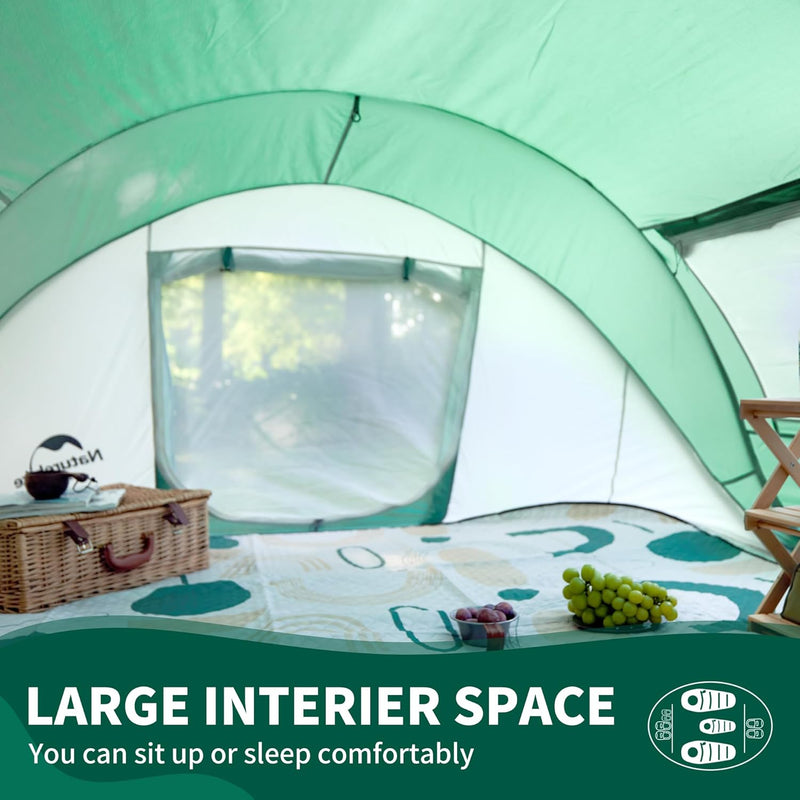 Load image into Gallery viewer, 3-4 Person Pop up Tent, Easy Setup Instant Tent
