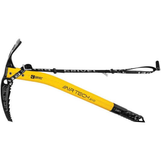 Grivel Air Tech Evo T Ice axe ADZE 48cm Yellow with long Leash