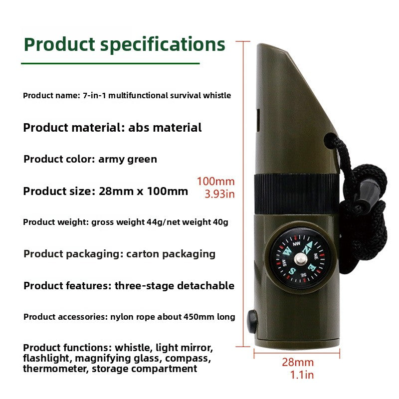 Load image into Gallery viewer, 3 in 1 Multi-Purpose Whistle
