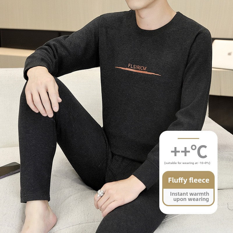 Load image into Gallery viewer, Mens Fleece Lined Thermal Underwear Set
