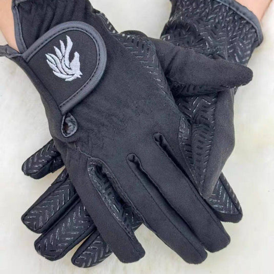 Soft Leather Hiking Gloves gloves