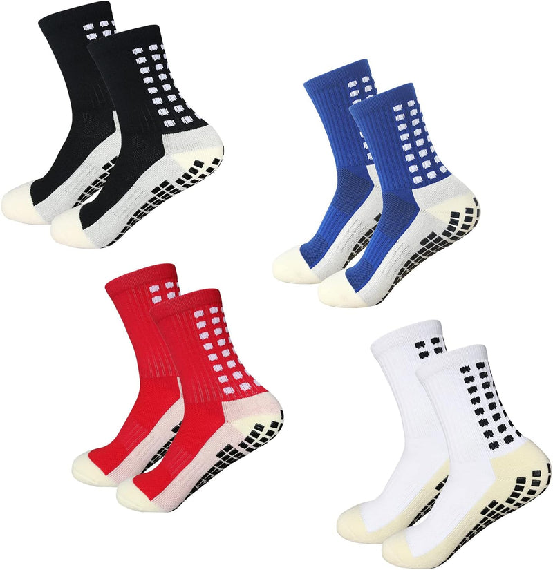 Load image into Gallery viewer, Grip Non Slip Sports and outdoor socks, 4 Pair
