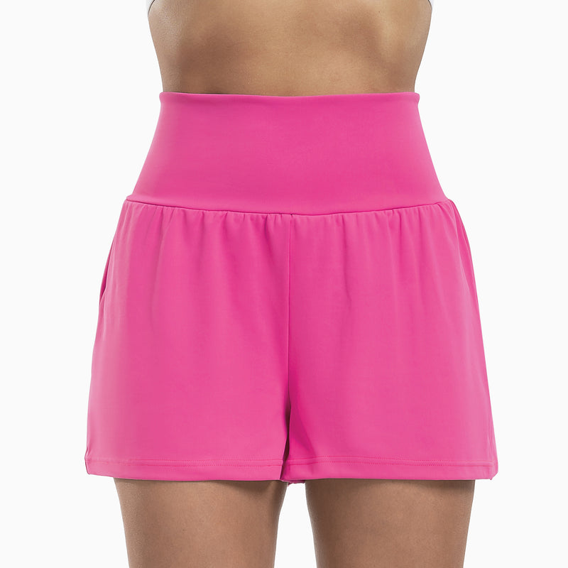 Load image into Gallery viewer, Women's High-Waisted Athletic Shorts
