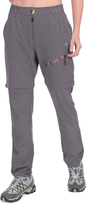 Women's Hiking Pants. Lightweight Convertible Zip-Off Pants Quick Dry UPF 50