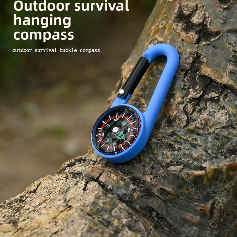 Load image into Gallery viewer, Outdoor Carabiner Compass
