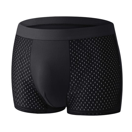 Mens Ice Silk Boxer Breathable Underwear