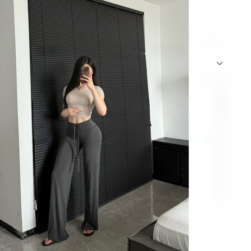 Load image into Gallery viewer, Womens High Waisted Wide Leg Yoga Pants Modal Fitness Pants

