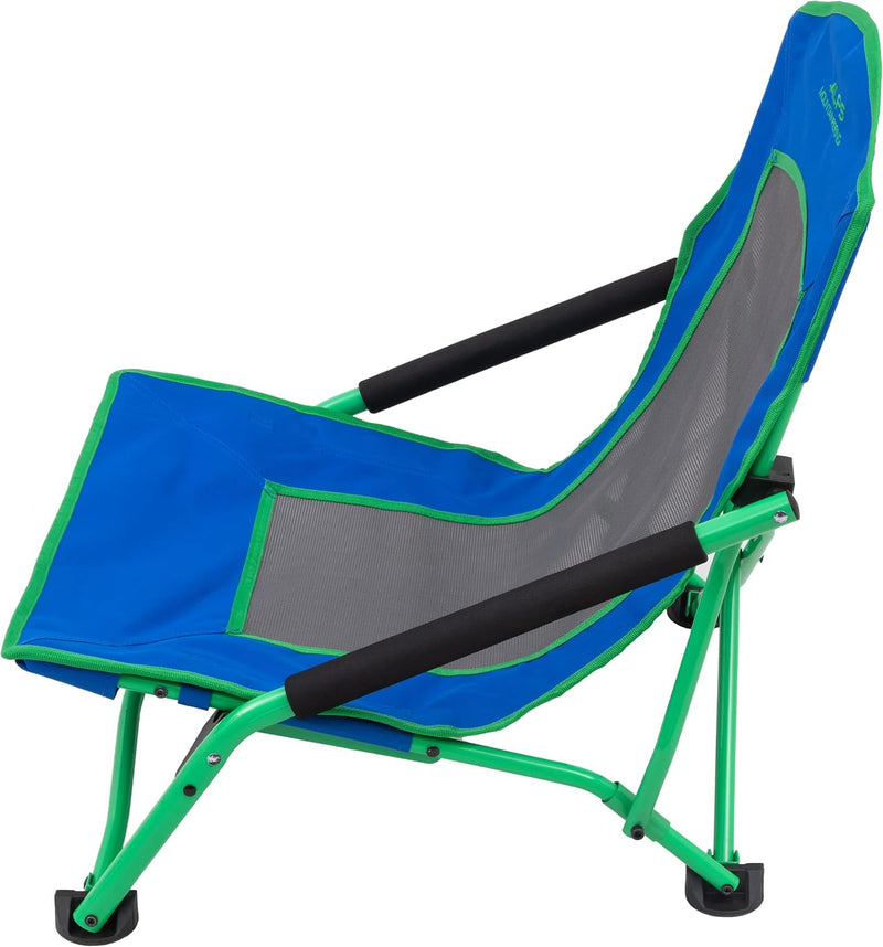 Load image into Gallery viewer, Rendezvous Low Camping Chairs for Adults with Arms, Cool Mesh Center, Carry Bag
