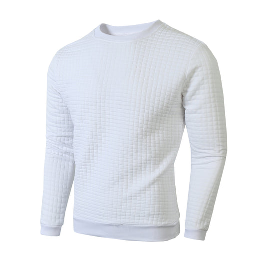 Men's Checkered Long Sleeve Sweatshirt