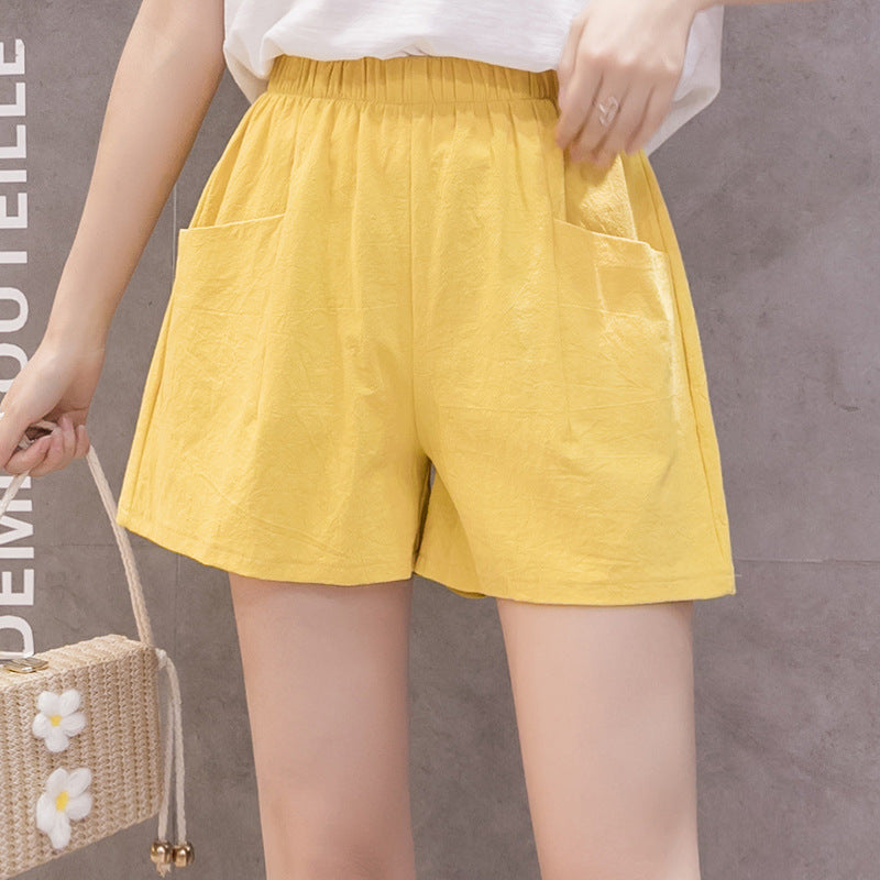 Load image into Gallery viewer, Women's Cotton Linen Casual Shorts
