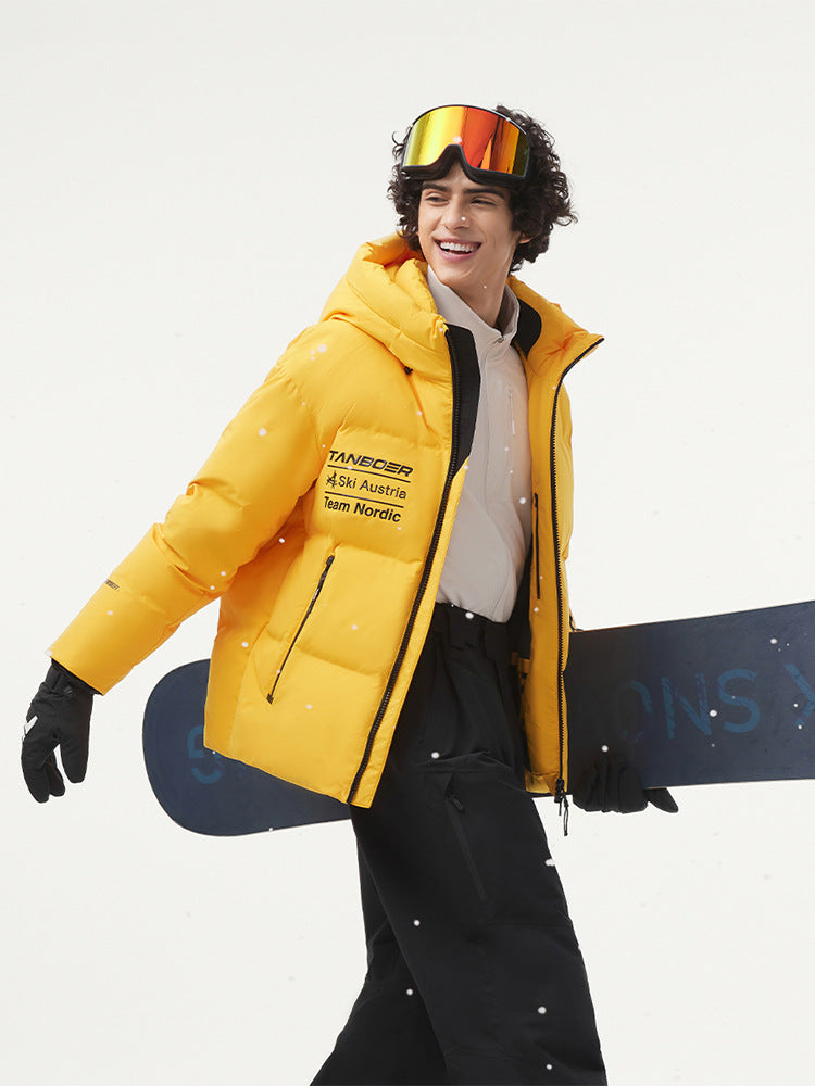Load image into Gallery viewer, Thickened Goose Down Hooded Jacket
