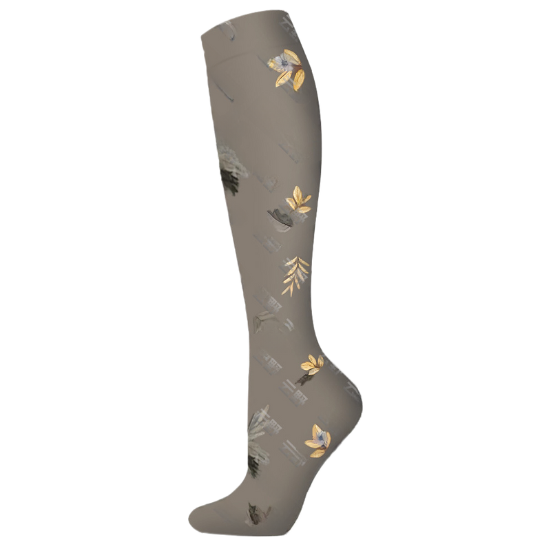 Load image into Gallery viewer, Floral Pattern Sports Compression Socks 200N Support
