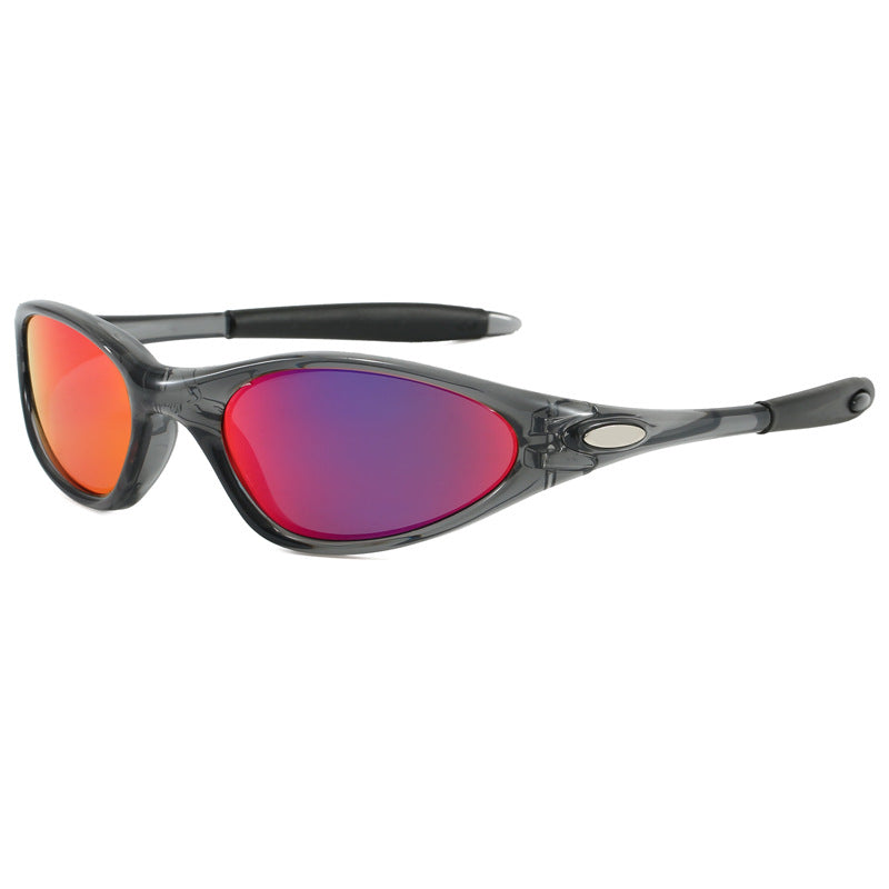 Load image into Gallery viewer, Retro oval outdoor cycling sunglasses
