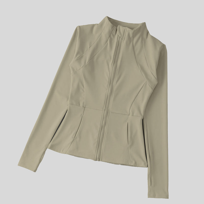 Load image into Gallery viewer, Women's Fitness Zipper Jacket Long Sleeve Sun Protection

