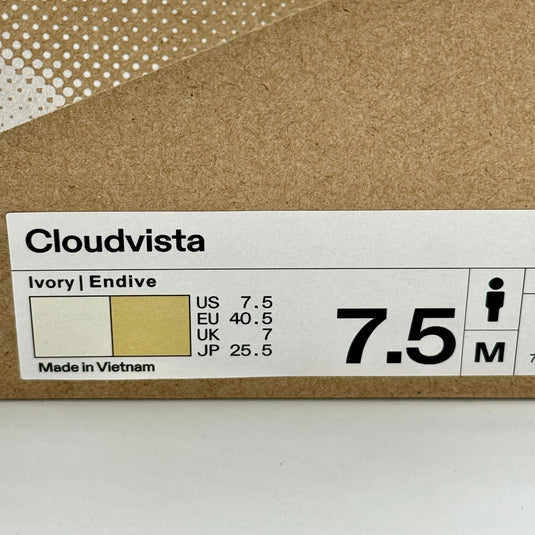 On Running Cloudvista Running Shoes Ivory Endive yellow green men’s trail