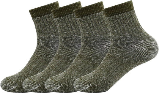 Men's Merino Wool Hiking Socks-Thermal Warm,4 Pack