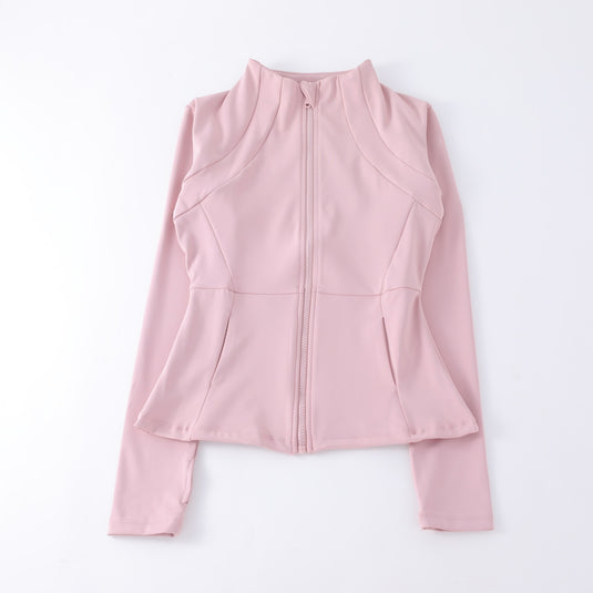 Women's Fitness Zipper Jacket Long Sleeve Sun Protection