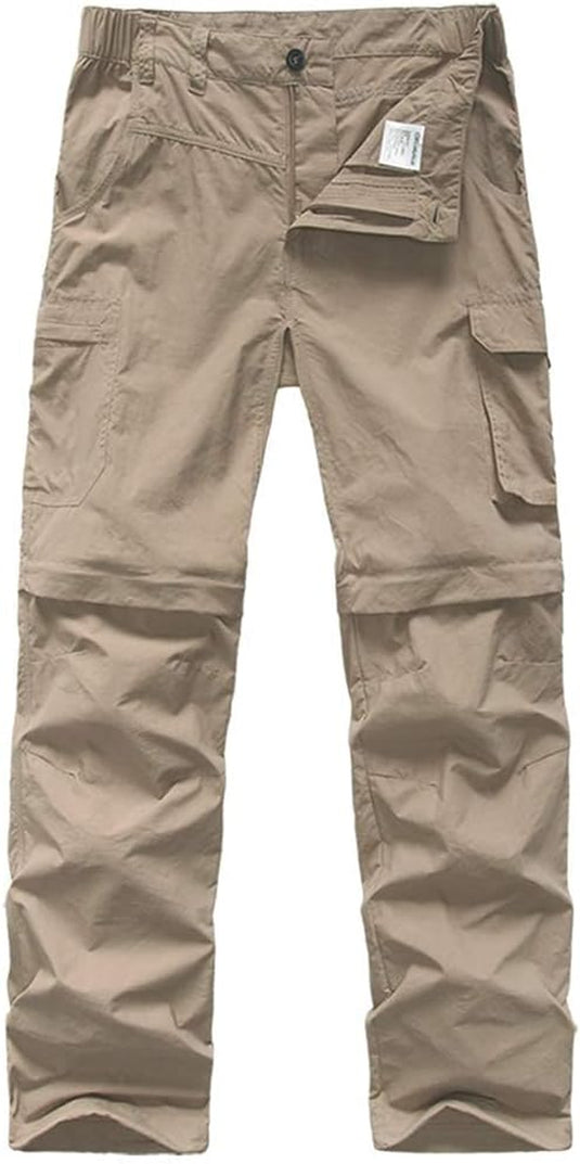 Men’s Hiking Pants Zip off Cargo Pants Lightweight Quick Dry Convertible Outdoor Shorts