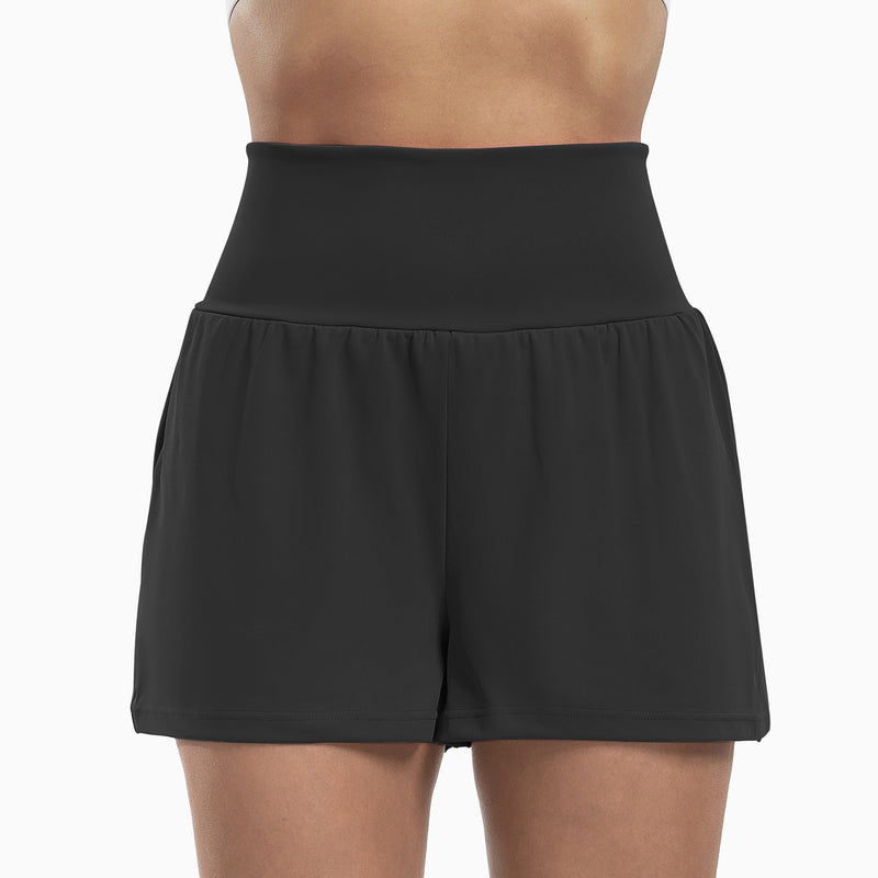 Load image into Gallery viewer, Women's High-Waisted Athletic Shorts
